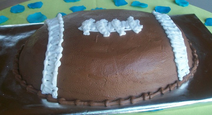 Football Grooms Cake